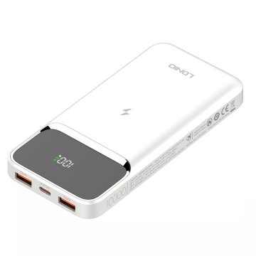 shumee LDNIO Powerbank 10000 mAh indukcija Qi QC QC USB USB-C