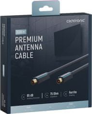 CLICKTRONIC TV priključek IEC antenski kabel 5m