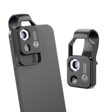 shumee Digitalni mikroskopski objektiv za telefon 200x LED