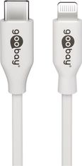 Kabel USB-C - Apple Lightning Plug Goobay White 2 m