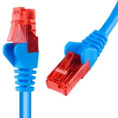 RJ45 CAT 6 U/UTP AWG24 modri 30m kabel