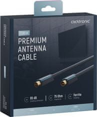 shumee CLICKTRONIC TV priključek IEC antenski kabel 7,5 m