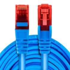 RJ45 CAT 6 U/UTP AWG24 modri 30m kabel