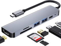 Večportni SPU-M09 USB-C HDMI USB 3.0 SD