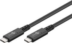 USB-C USB4 40Gbit/s 100W 20V 5A Kabel Goobay 0,8 m