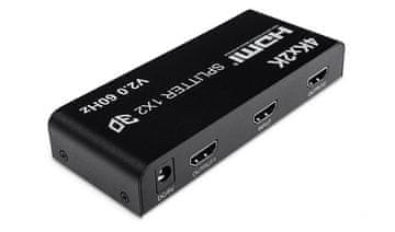 shumee Razdelilnik HDMI 1x2 SPH-RS102_V20 4K 60 Hz HDR