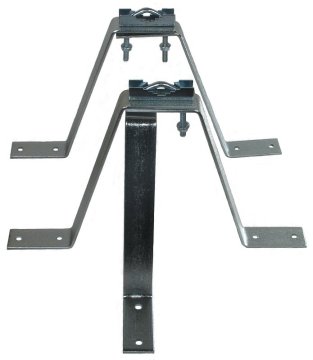 shumee Nosilec drog 50cm stenska konzola s podporo - 2 kosa