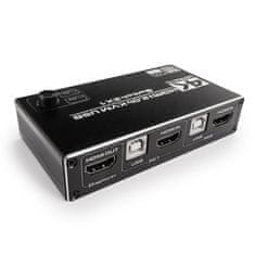shumee USB + HDMI 2/1 Spacetronik KVM stikalo SPH-KVM22