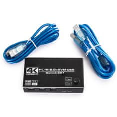 shumee USB + HDMI 2/1 Spacetronik KVM stikalo SPH-KVM22