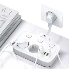 shumee Napajalni trak 2x polnilec 4xUSB USB-C PD QC