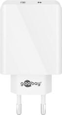 shumee Goobay USB-C USB PD 25W omrežni polnilec BELA