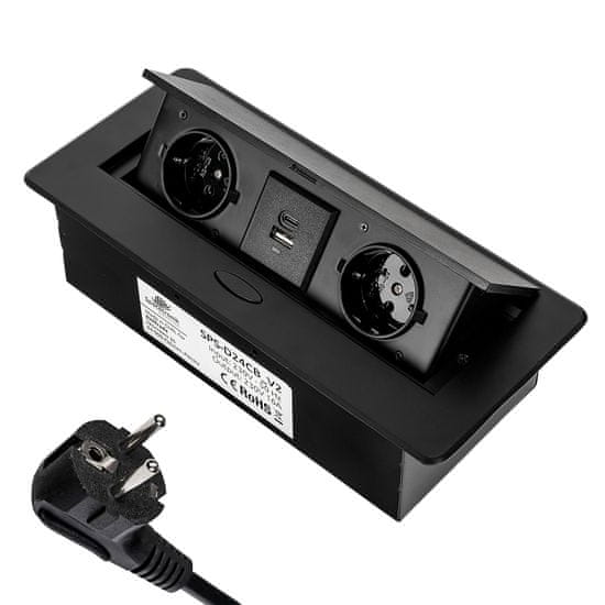 Greatstore Spacetronik SPS-D24CB V2 odprtina za vtičnico na pultu