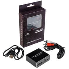 shumee Razdelilnik HDMI-HDMI + avdio SPDIF/Jack3.5 SPH-AE02