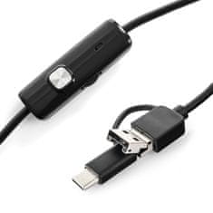 Greatstore USB endoskopska kamera 3v1 IP67 7mm SPU-E01 5m