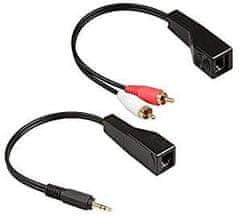 shumee Zvočni adapter 2RCA prek kabla LAN do vtičnice SPA-A01