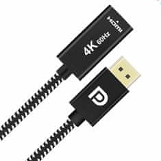 Priključek DisplayPort v vtičnico HDMI 4K SPD-H03