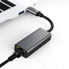 shumee Adapter USB-C za vtičnico RJ45 SPU-A04 črn