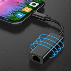 shumee Adapter USB-C za vtičnico RJ45 SPU-A04 črn