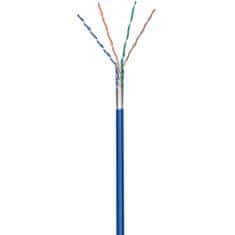 shumee CAT5e F/UTP AWG 26/7 kabel z vijačenim parom Goobay blue 100m