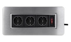 Greatstore Spacetronik SPS-O33S V2 vrtljiva vtičnica za pult