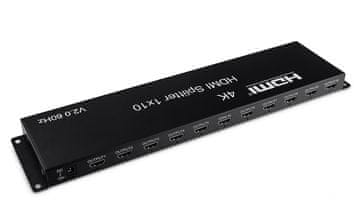 shumee Razdelilnik HDMI 1x10 SPH-RS110_V20 4K 60 Hz HDR