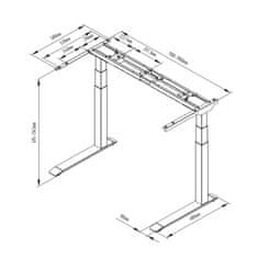 shumee Spacetronik SPE-233B električno namizno stojalo