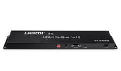 shumee Razdelilnik HDMI 1x10 SPH-RS110_V20 4K 60 Hz HDR