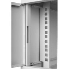 shumee RACK 19'' 4U 600x450mm Siva jeklena vrata
