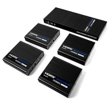 shumee SPH-RIP204 24/7 1/4 Razdelilnik HDMI na LAN PoE