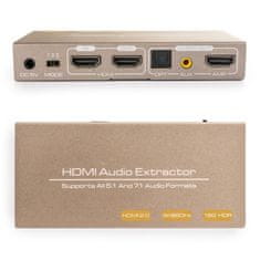 shumee Razdelilnik HDMI-HDMI + avdio SPDIF ali R/L SPH-AE10