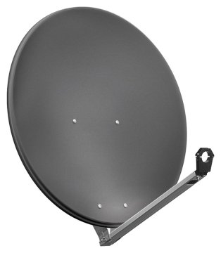shumee 80 cm Goobay aluminijasta satelitska antena GRAPHITE