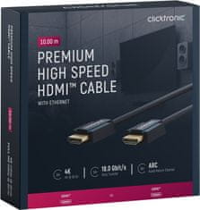 CLICKTRONIC HDMI 2.0 4K 60Hz 10m kabel