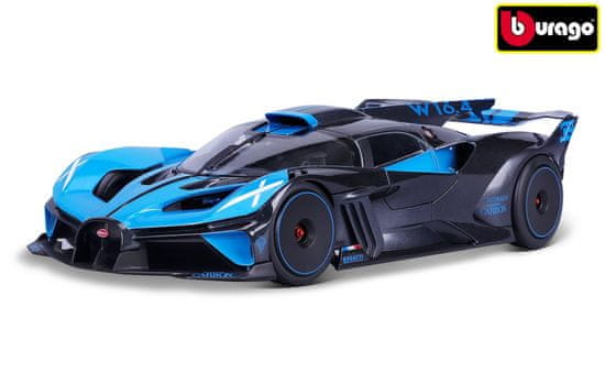 B 1:18 TOP Bugatti Bolide modra/črna