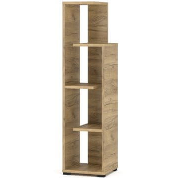 nabbi Knjižna omara Viliam 380 - zlati craft hrast