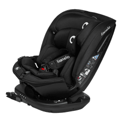 Lionelo Bastiaan RWF i-Size avtosedež, 40-150 cm, črn