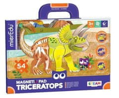 MierEdu Magnetna miza Dinozavri - Triceratops