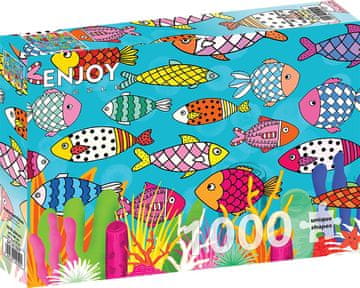ENJOY Puzzle Riba z vzorcem 1000 kosov