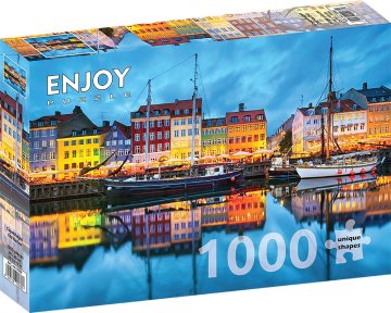 ENJOY Puzzle Old Copenhagen Harbour 1000 kosov