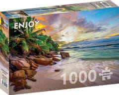 ENJOY Seychelles Beach at sunset sestavljanka 1000 kosov