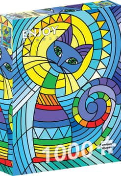 ENJOY Puzzle Okrasna mačka 1000 kosov