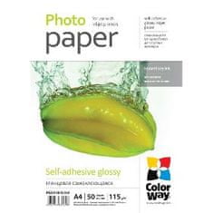 ColorWay Fotografski papir sijajni A4 50 kosov 115g