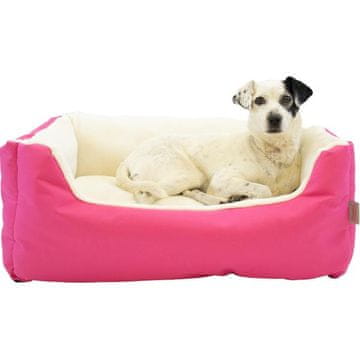 Rina pravokotnik 80x60cm roza/bela