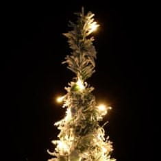 Vidaxl Umetna novoletna jelka s snegom pop-up 100 LED diod 150 cm