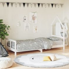 Vidaxl vidaXL Otroški posteljni okvir bel 80x200 cm borov les