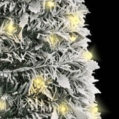 Vidaxl Umetna novoletna jelka s snegom pop-up 150 LED diod 180 cm