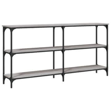 Vidaxl Konzolna mizica siva sonoma 150x29x75 cm inženirski les