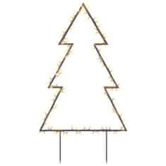 Greatstore Božična svetlobna dekoracija s konicami drevo 115 LED 90 cm