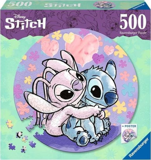 Ravensburger Okrogla sestavljanka Stitch 500 kosov
