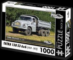 RETRO-AUTA© Puzzle TOVORNJAK št. 26 Tatra 138 S3 6x6 (1959-1972) 1000 kosov