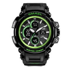 Smael Moška ročna ura S-shock MTGB1000 Black and Green